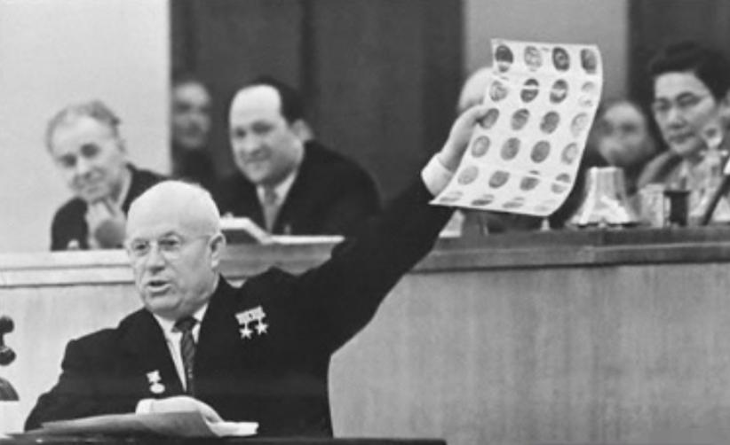 红场阅兵之赫鲁晓夫,苏联红场阅兵击落u2侦察机纪录片