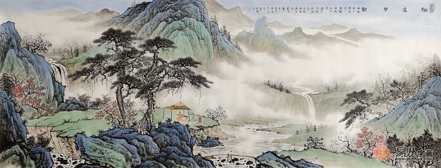 办公室字画装修风格,轻奢风装修的办公室适合挂什么画