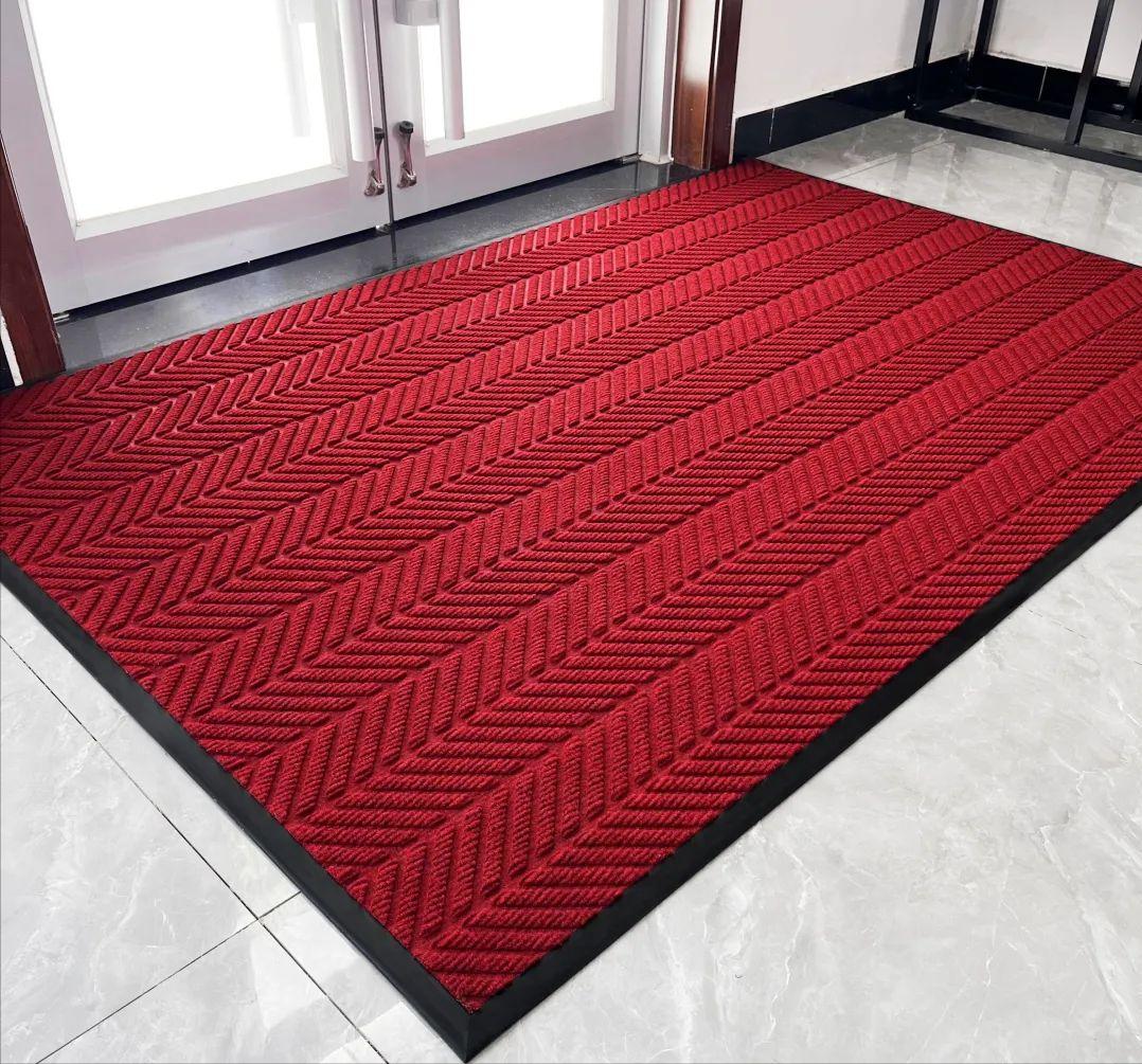 入户门地垫pu材质绿色,入户门玄关地垫用什么材质的好