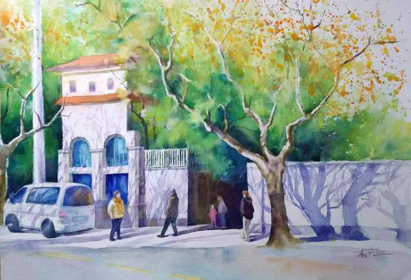 中美艺术作品展,中美书画艺术交流展