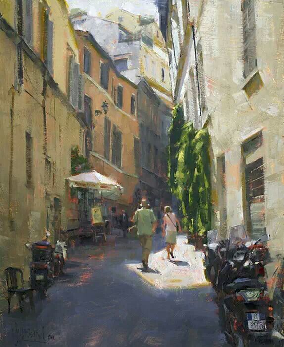 美国画家delbertgish油画作品欣赏,美国现代印象派女画家