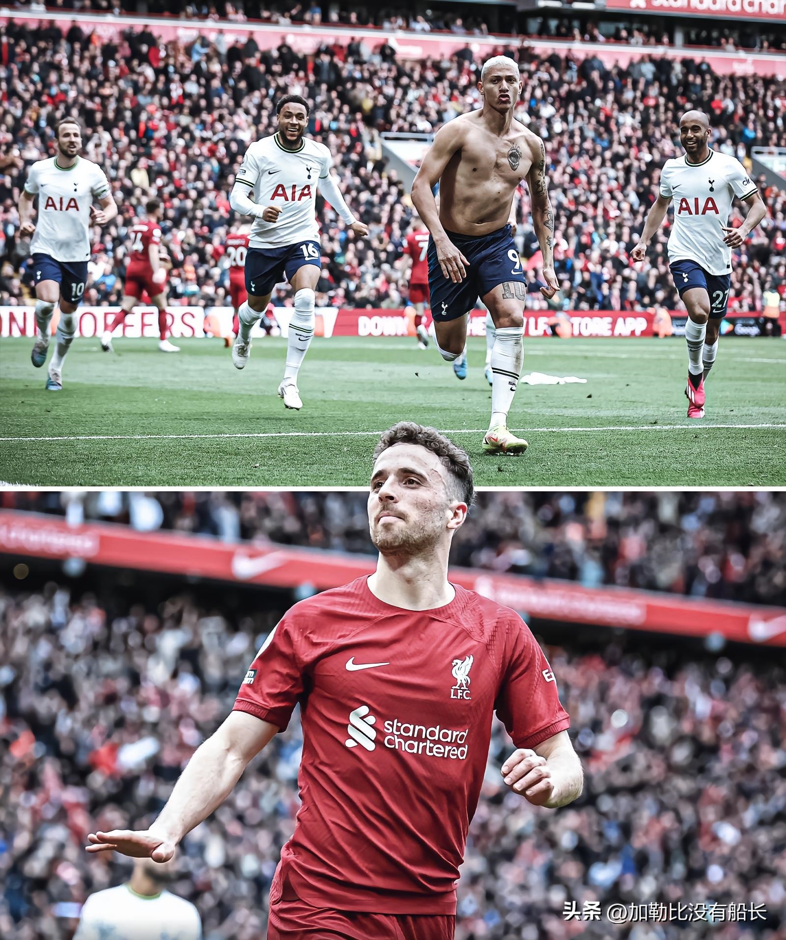 热刺惨遭富勒姆零封,热刺2比1绝杀9人利物浦