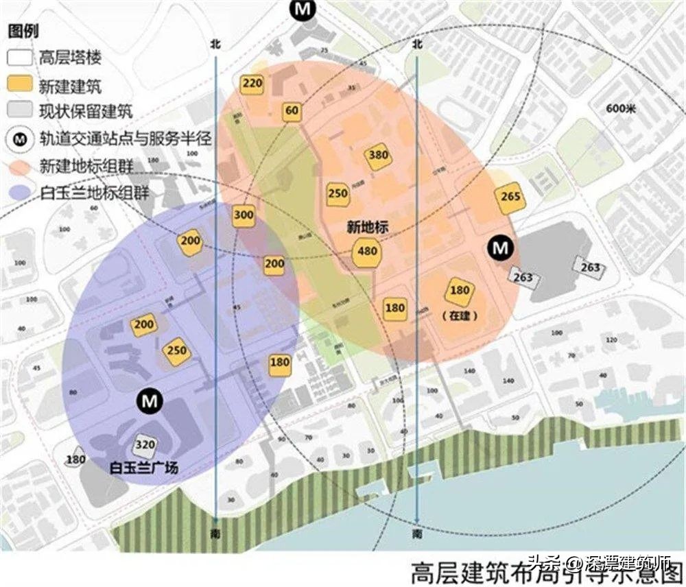 上海北外滩480米高楼方案,北外滩kpf方案