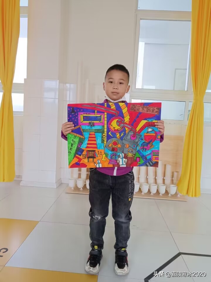 阳平关镇中心小学积极参加少年儿童科学幻想绘画展评活动