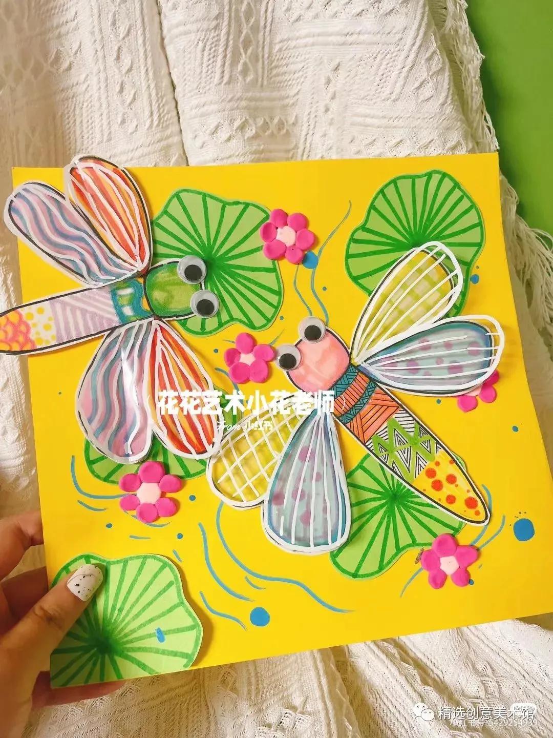 少儿画风景画简单又好看,适合8到12岁学生的绘画范画