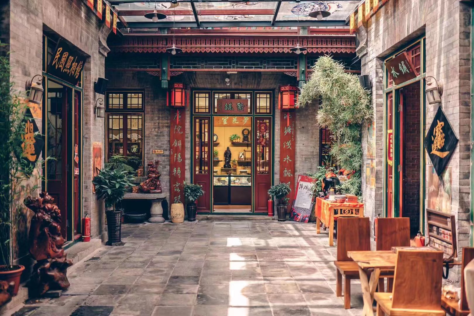 天津5a级景区古文化街,天津古文化街旅游区津门故里实拍