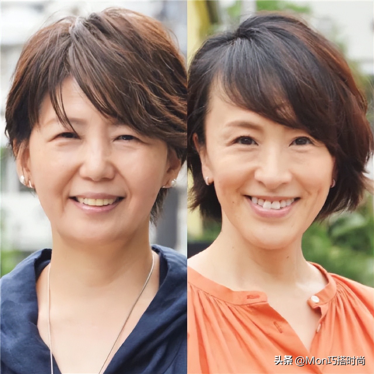 女人过了40岁就放弃黑长直吧！推荐这3种短发烫，洋气不说还减龄