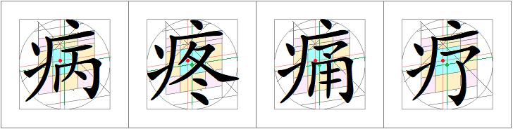 汉字书写的重心,汉字的重心是什么