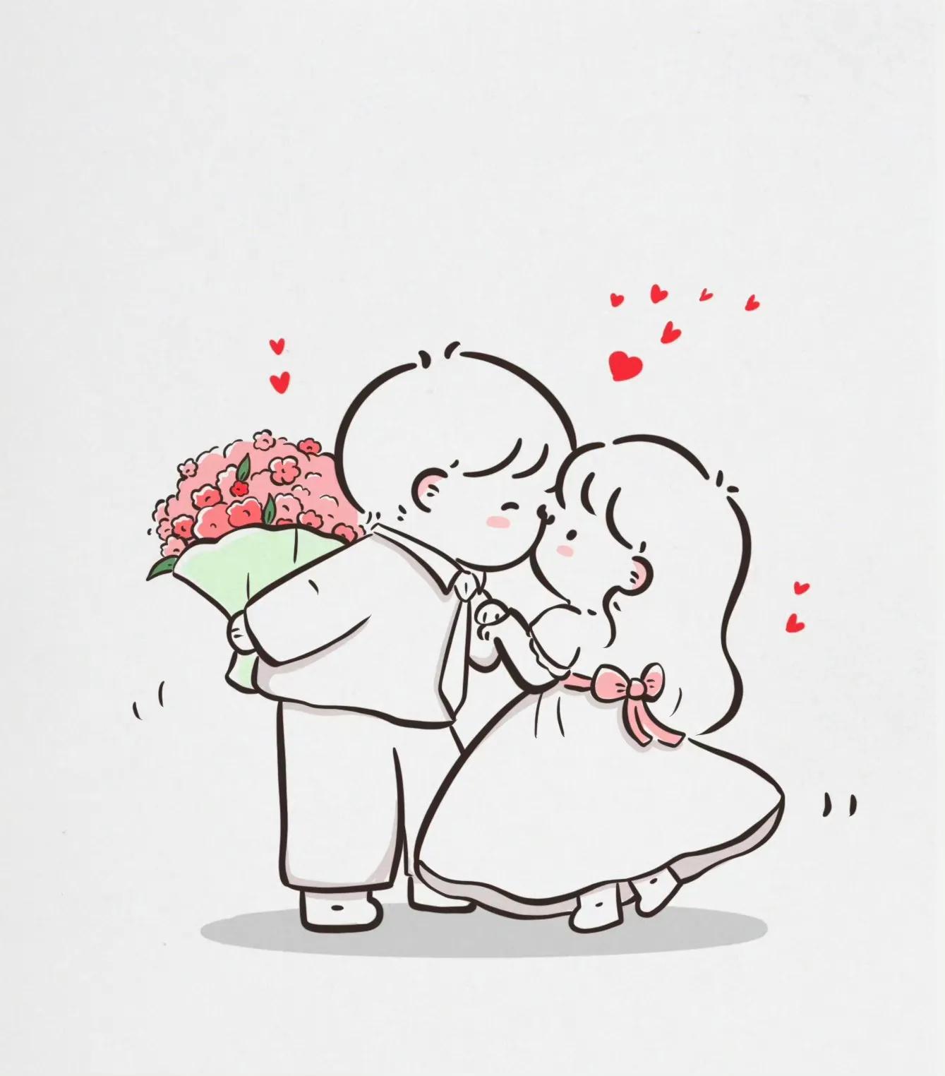 情侣头像爱情简单干净,双向奔赴的头像