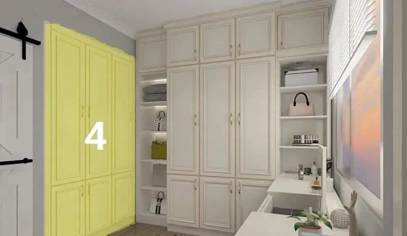 73㎡小三室，老婆坚持柜子越多越好，如今越用越香