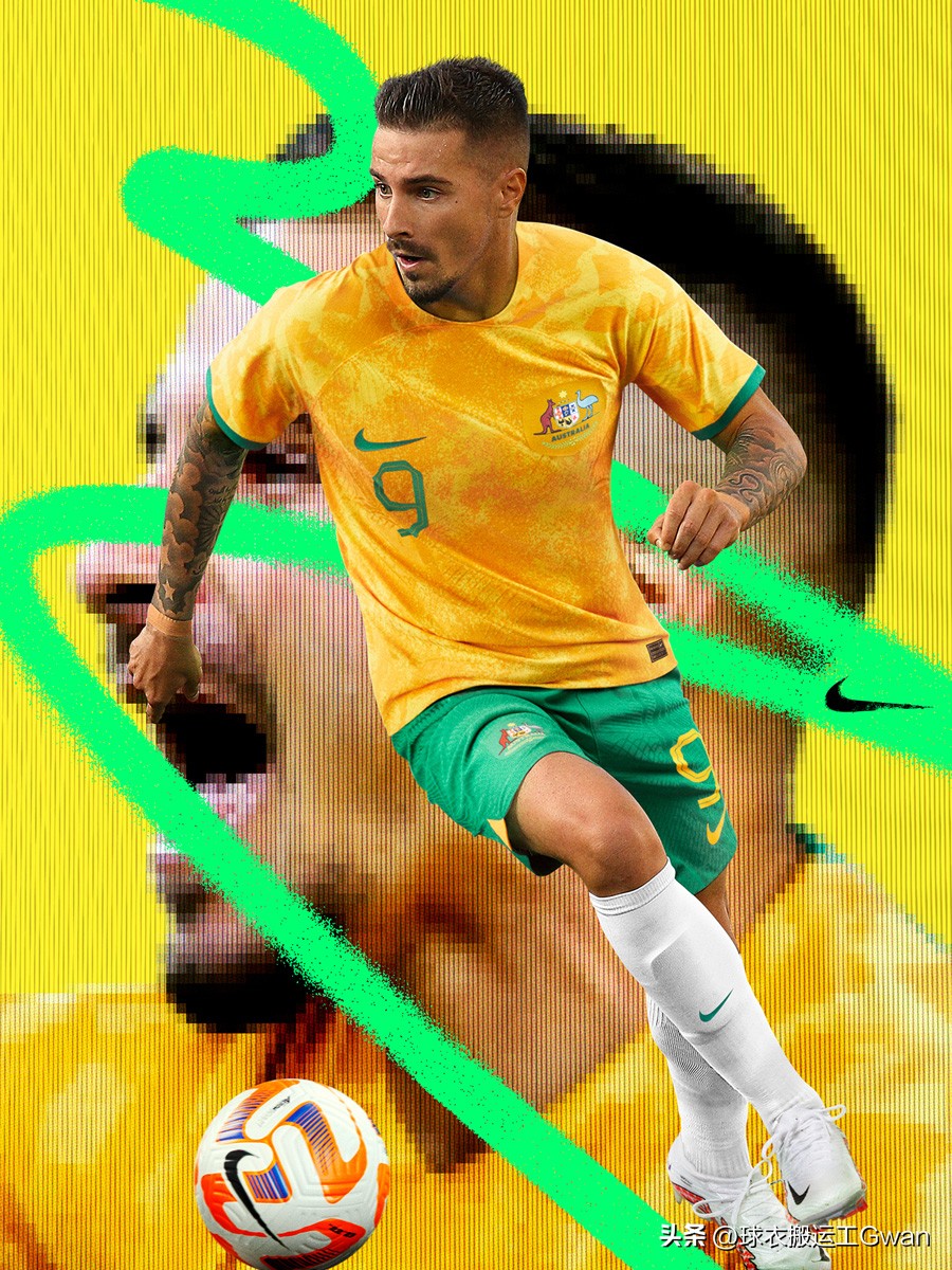 澳大利亚联赛球衣一览,澳大利亚国家队球衣