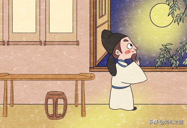 唐诗三百首静夜思唐李白,李白的静夜思诗人看到什么