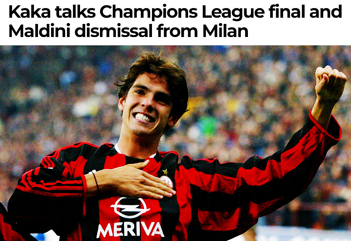 卡卡欧冠夺冠罗纳尔多,卡卡意甲冠军