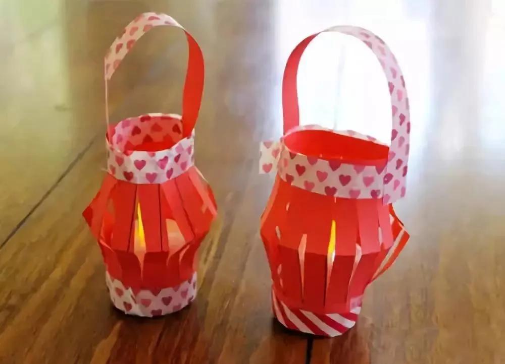 幼师素材】新年手工制作（灯笼+爆竹烟花+中国龙）