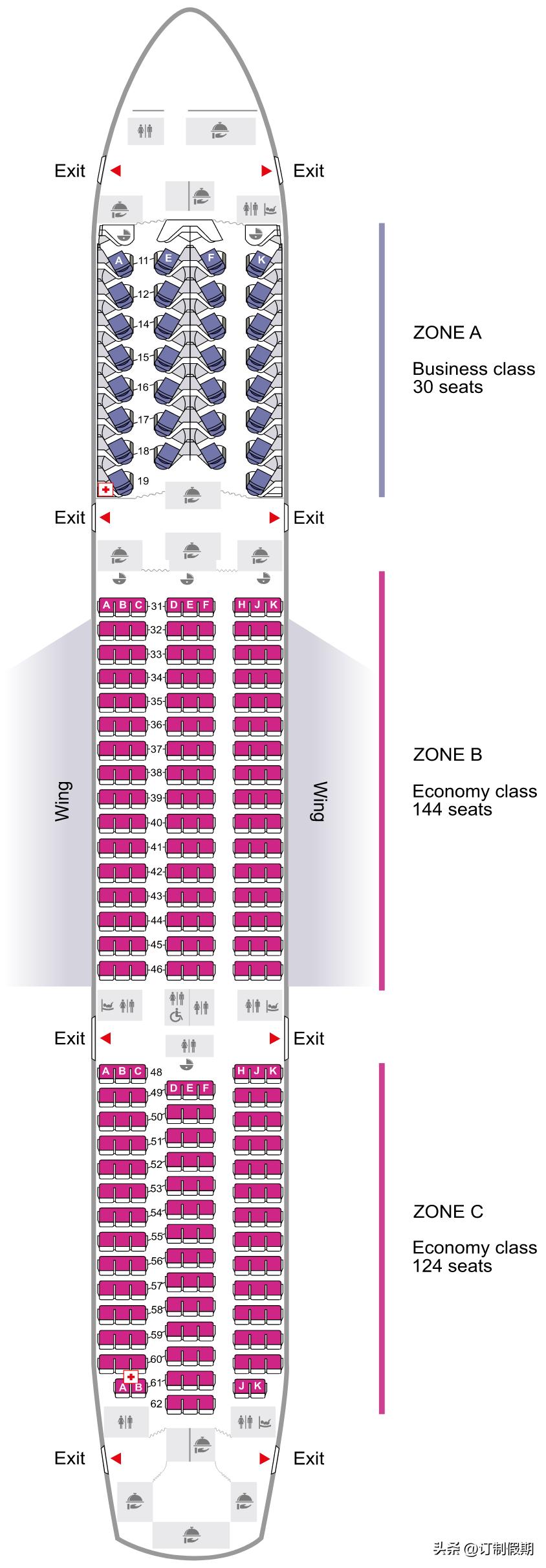 泰国航空所有飞机型号,泰国航空公司国内航线