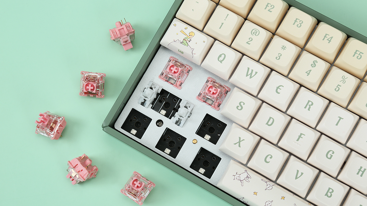 f87客制化机械键盘测评,iqunix玫瑰之约