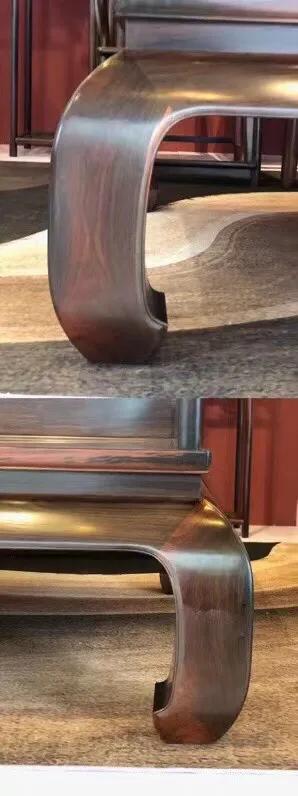 大红酸枝三弯腿罗汉床,广西大红酸枝交趾黄檀曲尺罗汉床