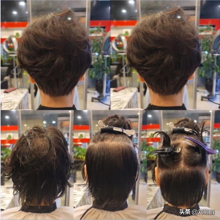 基础女发剪发教程,用剪刀乱剪女孩的头发