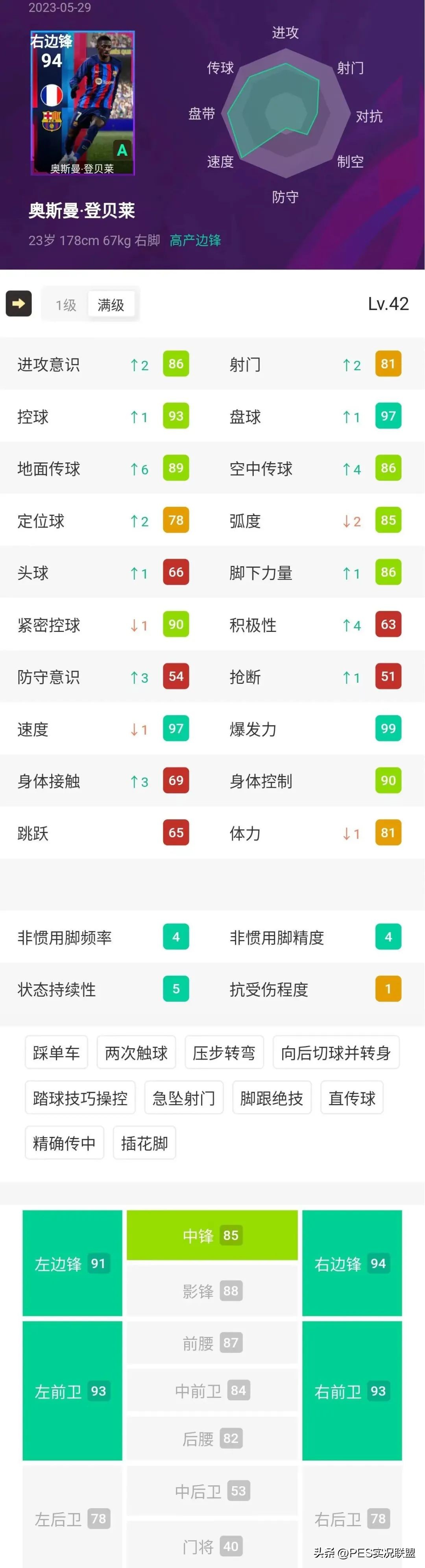 百分加维来了！还有顶级B2B+最强小狮王！实况足球巴萨精选简析！