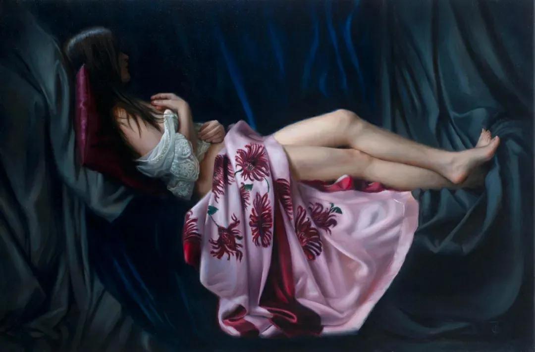 国外当代超写实艺术作品,西方油画大师笔下的绝世美人