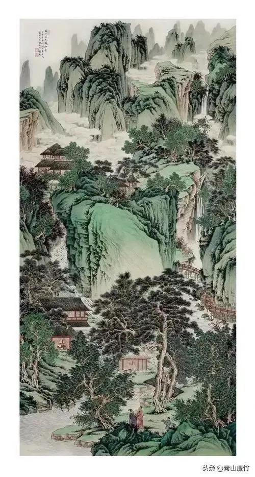 名家画太行山水画作品欣赏,名家孙天牧山水画精选欣赏