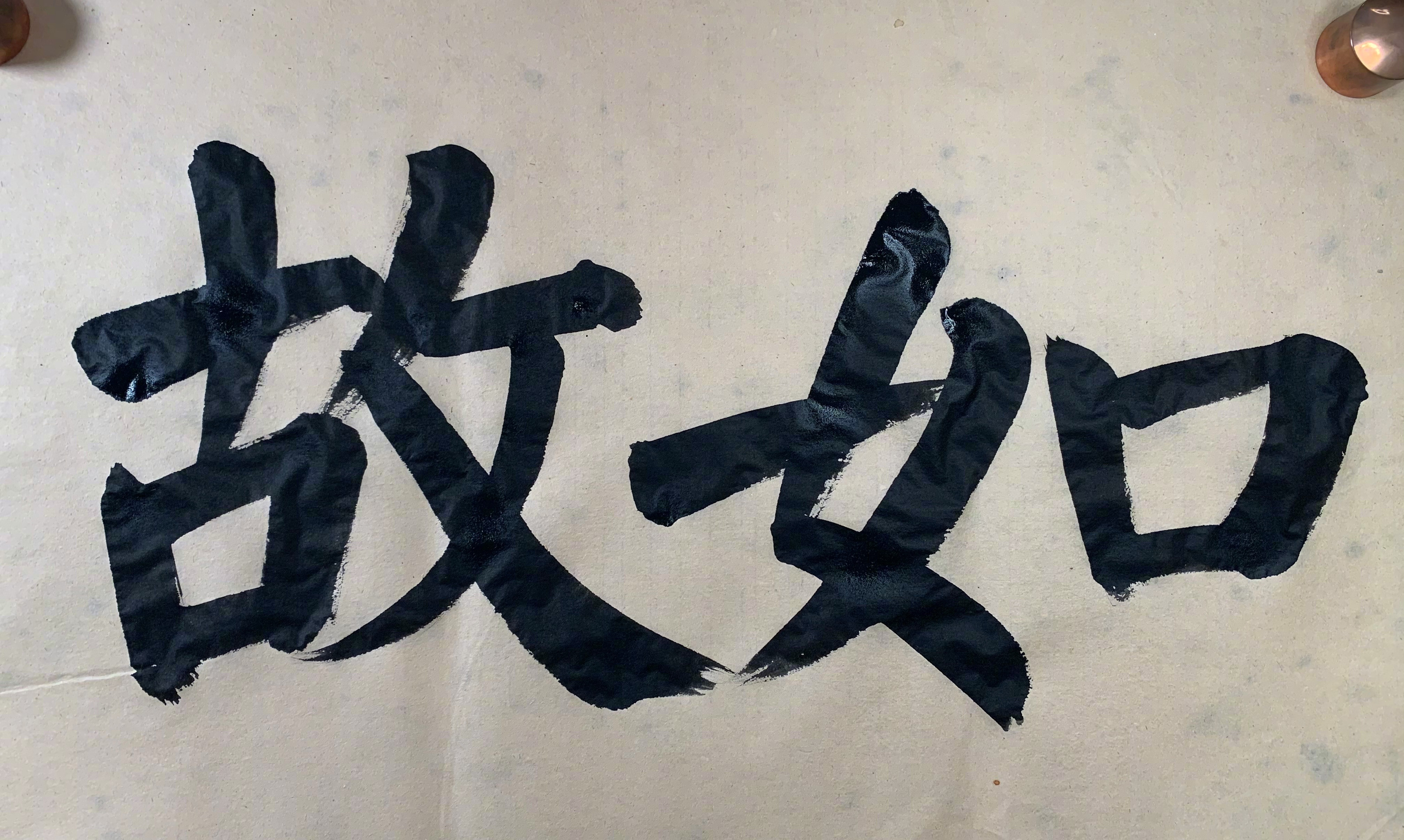 演员夏雨的毛笔楷书,夏雨最经典的作品