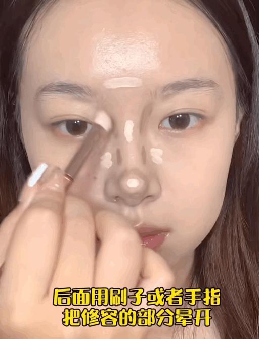 塌鼻梁的变美思路,塌鼻子变美小技巧视频教程