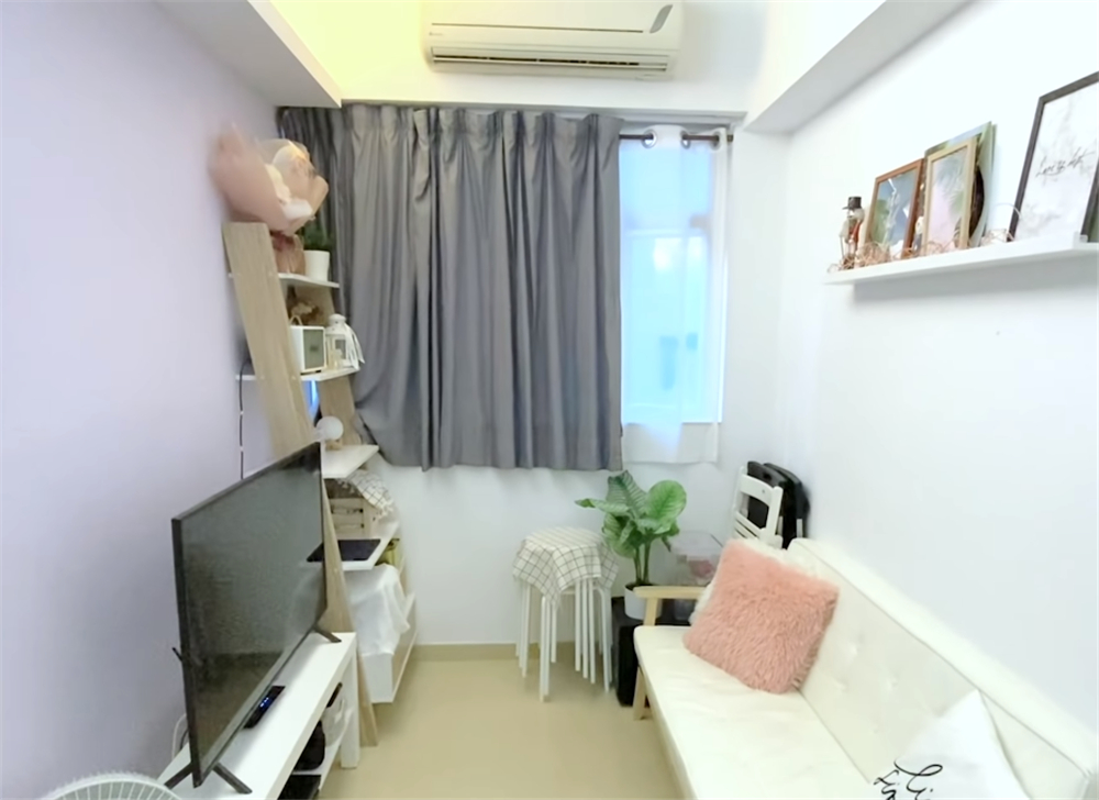 香港一家四口住70平米房子,香港小情侣住100平米房子