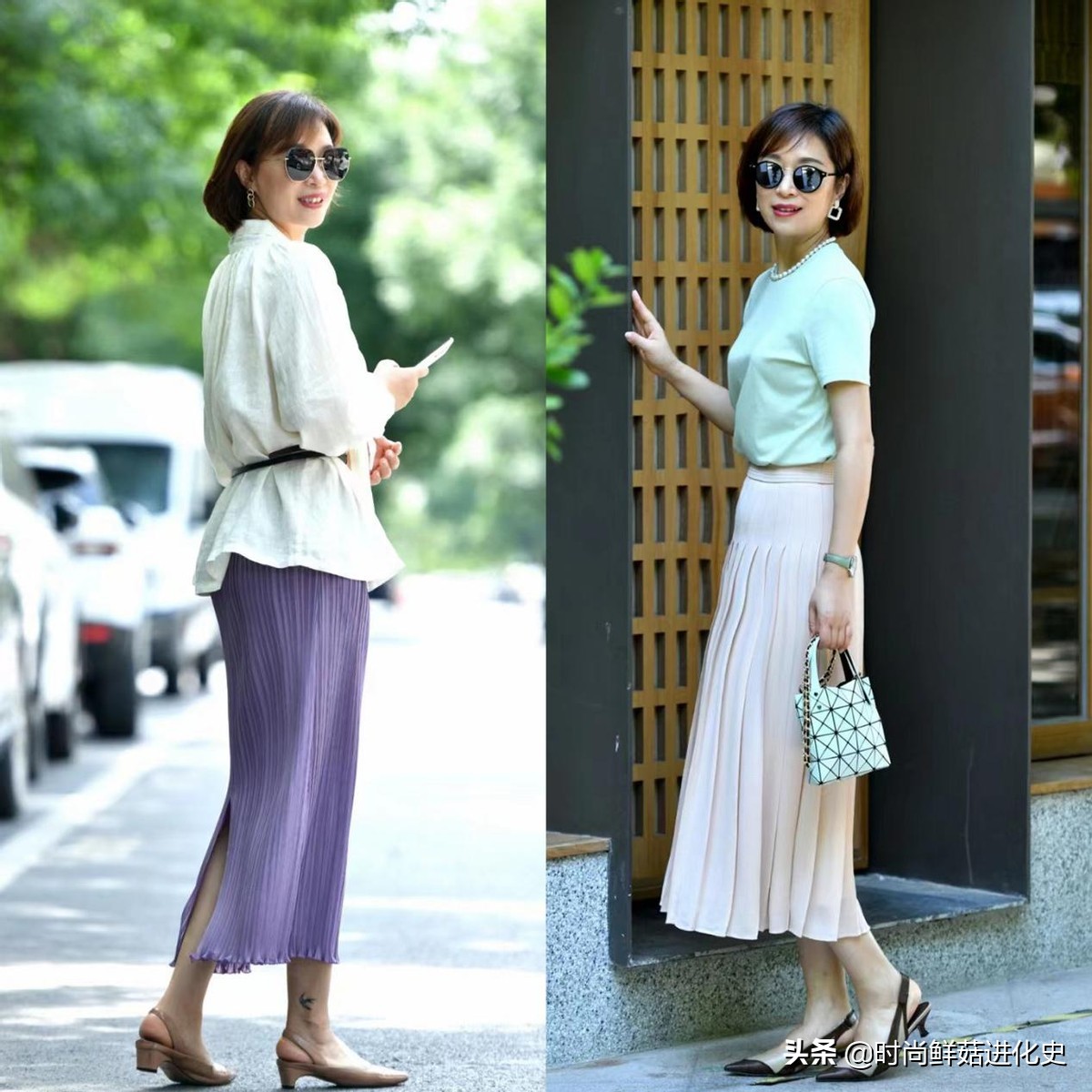 今年火了一种新裙：叫“三宅竖褶裙”！显瘦时髦，50、60岁穿更美