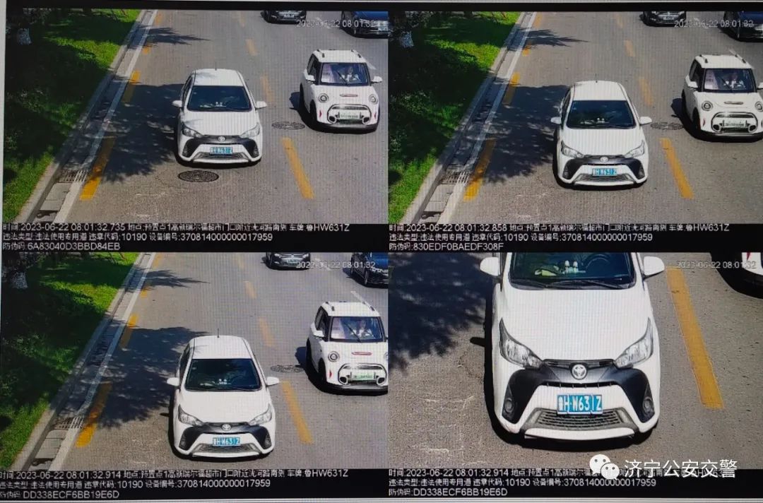 交警严查公交车道占道行为,占用公交专用道的抓拍依据