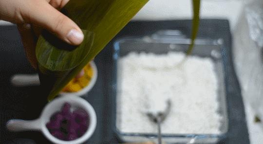 手残党怎么包四角粽子,六个月以上宝宝粽子做法