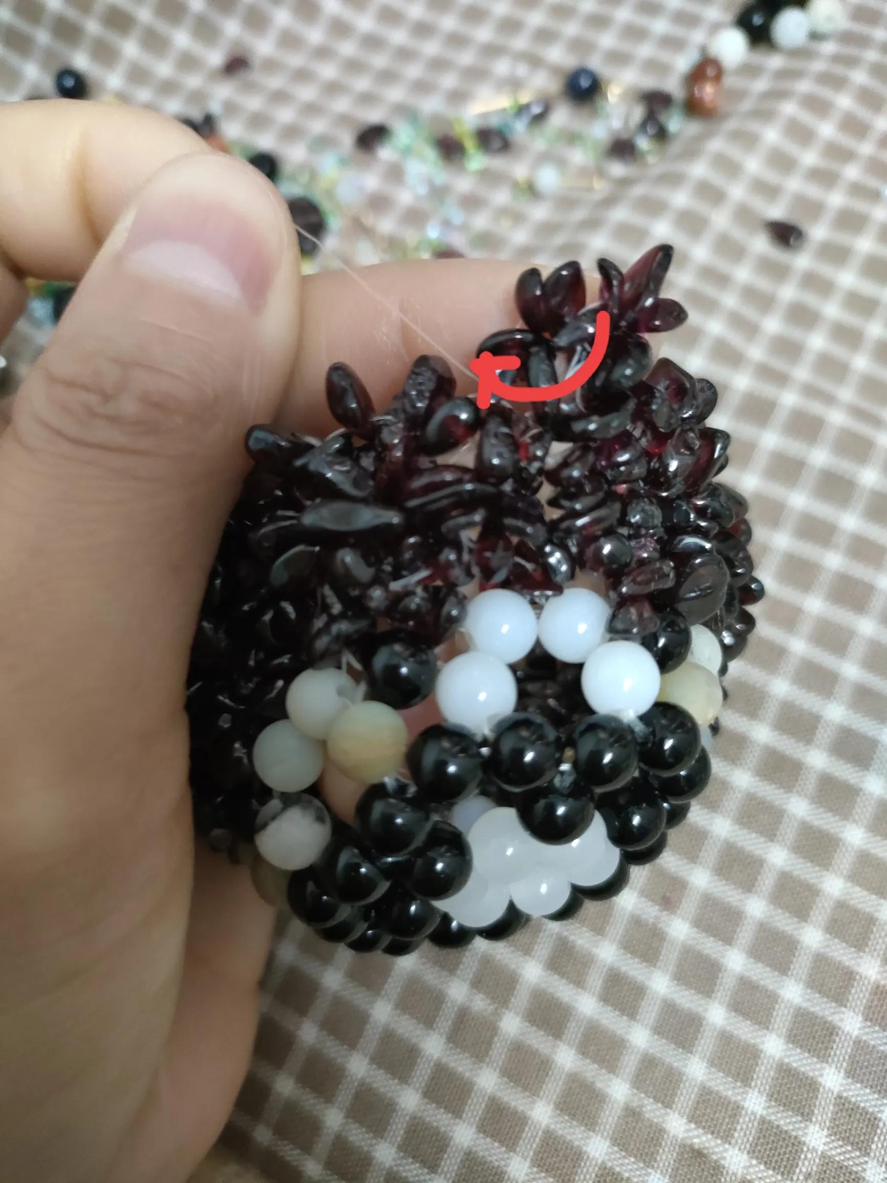 手工串珠花瓶串花视频,手工串珠花瓶