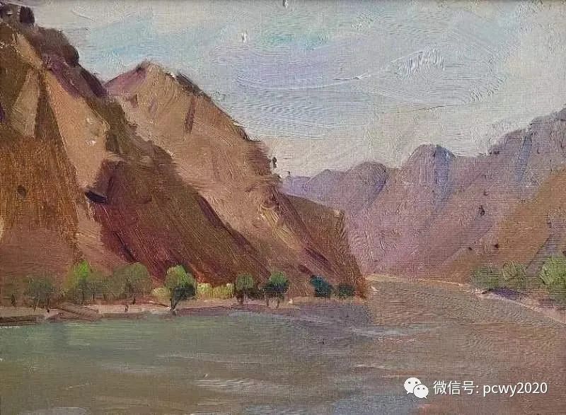 平川野麻滩岩画,东北专门画野草的画家