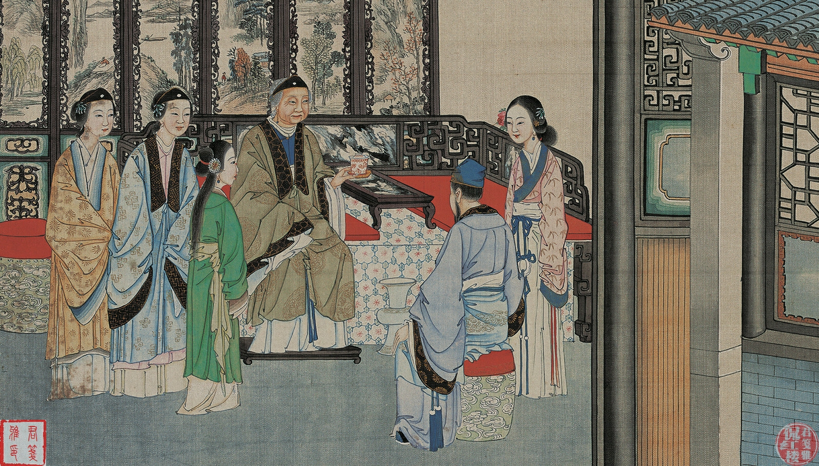 红楼梦贾赦和老祖宗的关系,红楼梦贾赦为什么不住正院