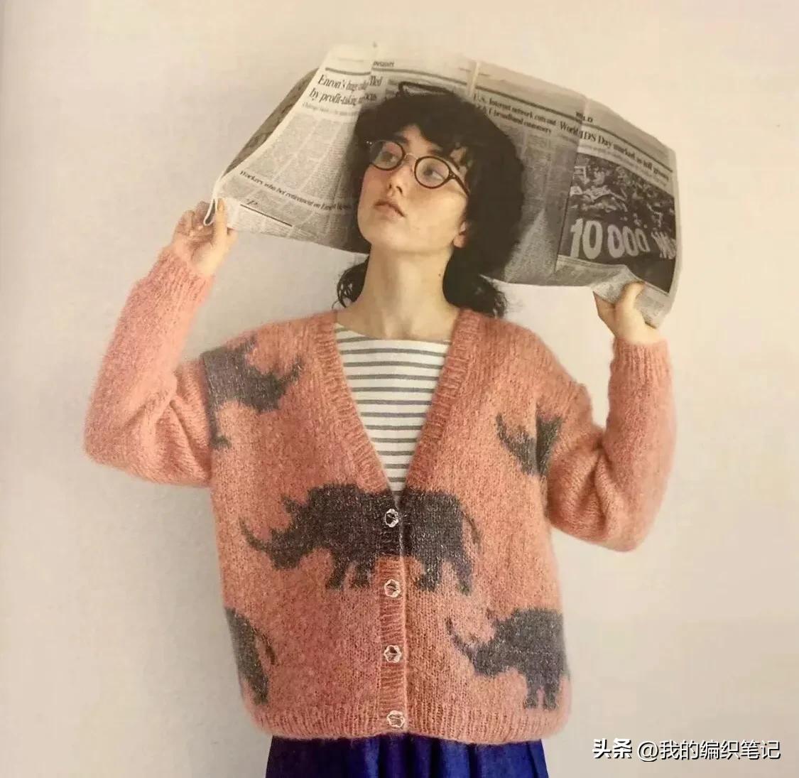 开衫羊毛慵懒风牛角扣,纯羊毛开衫休闲新款