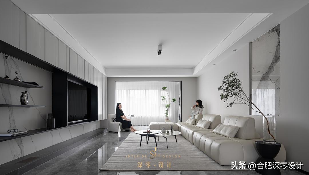 电视墙不重视收纳，反倒改做造型，图好看不“实用”，更上档次了