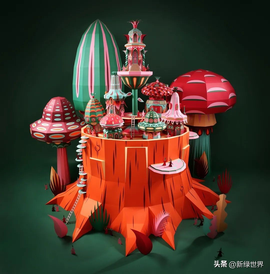 一组纸艺作品,令人惊艳的纸艺作品