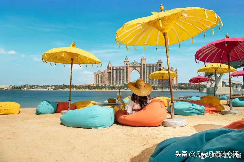 朱美拉棕榈岛海滩,2015年迪拜朱美拉棕榈岛