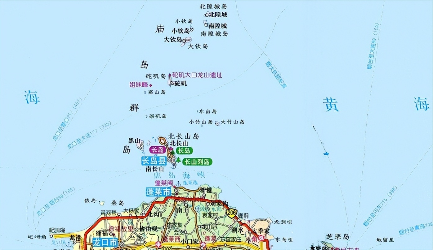 哪个小岛使渤海变成了内海,让渤海成为中国内海的小岛