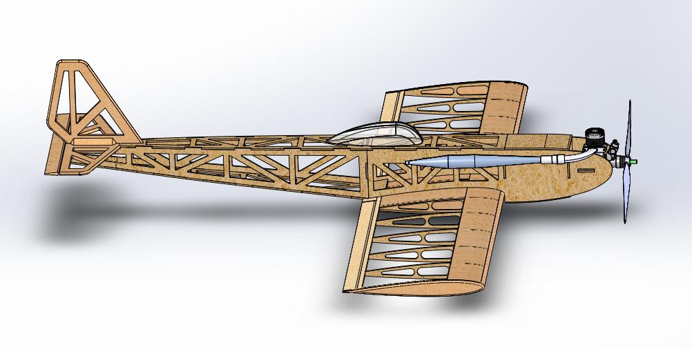 遥控航模设计图 (滑翔机航模图纸)