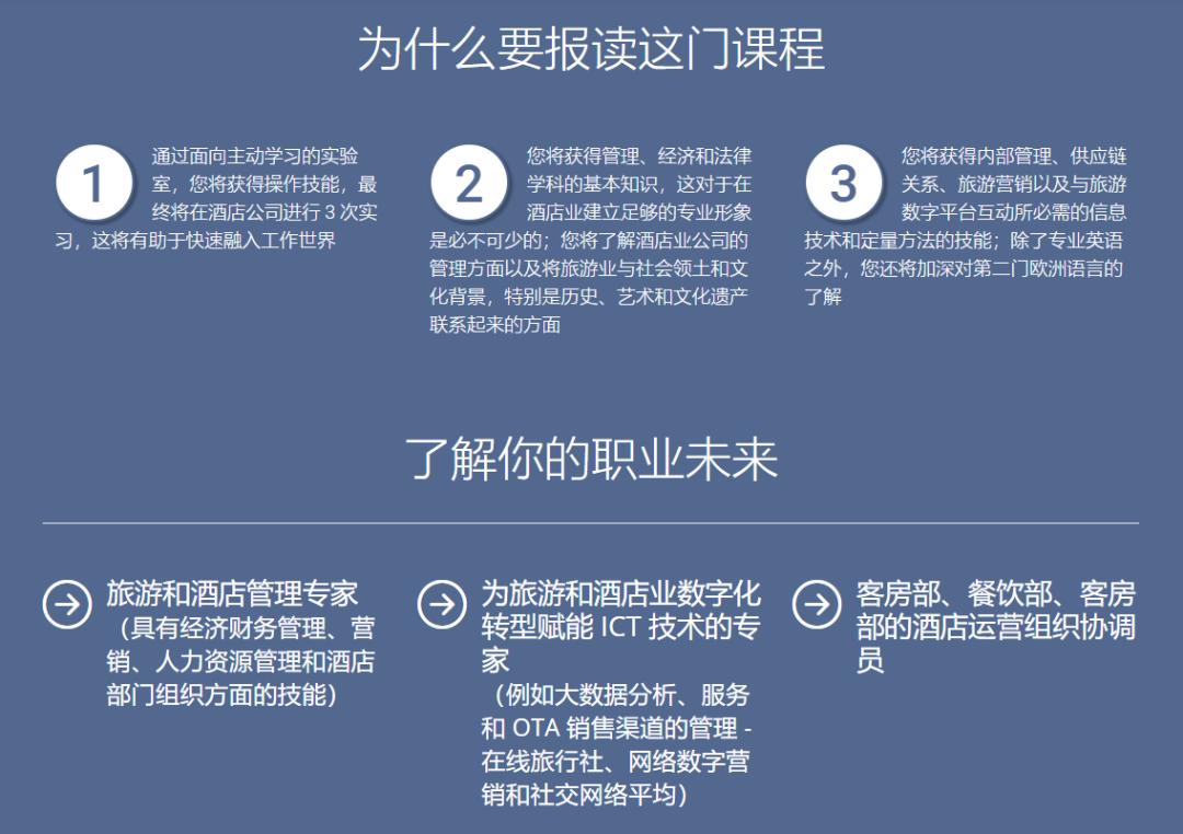 威尼斯大学,酒店创新和电子旅游