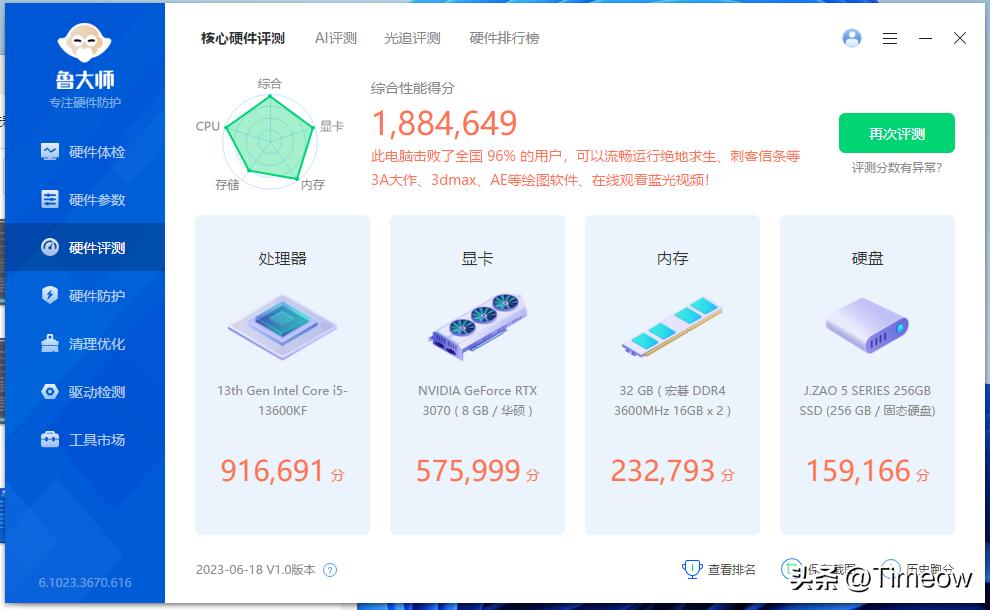 海力士DJR颗粒小白轻松超4200宏碁掠夺者PallasDDR4CL18内存实测