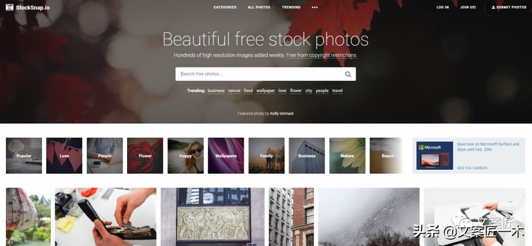 国外免费图片素材网站,免费无版权的图片网站