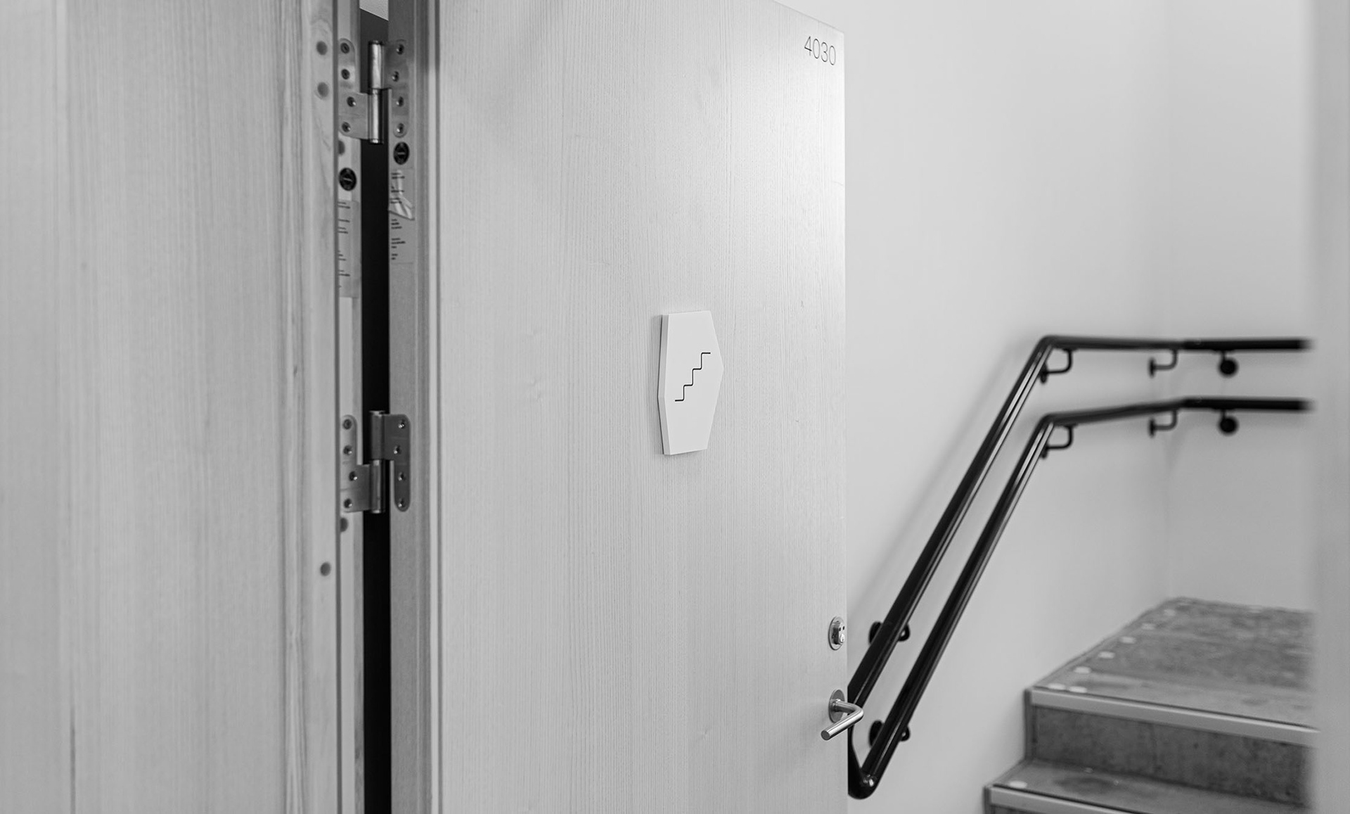 导向标识牌设计效果图,极简主义指示牌设计