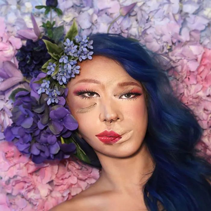 她脱去衣服,在自己皮肤上作画,狂吸63万粉,还能月入百万