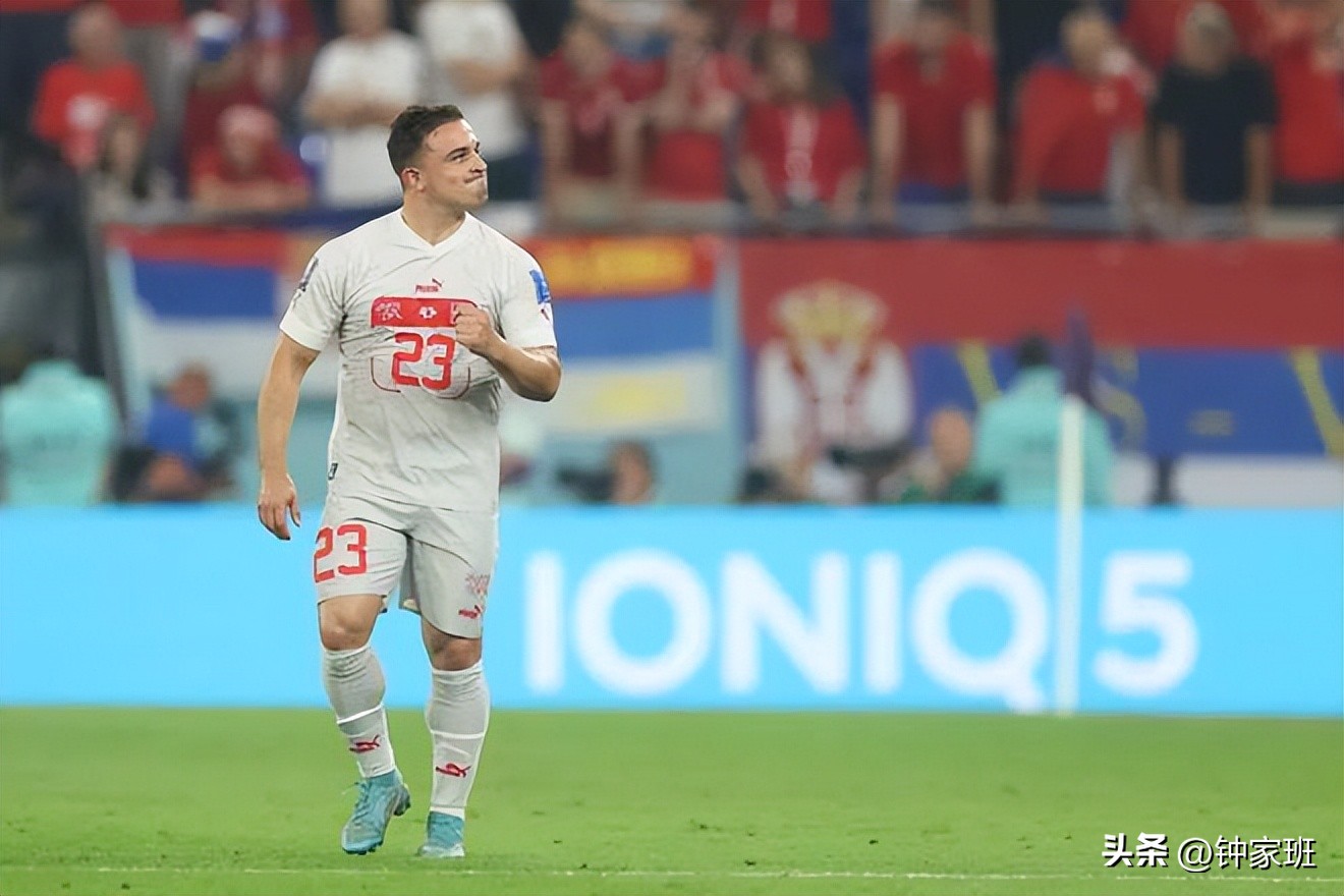 瑞士被塞尔维亚球员进球挑衅动作激怒反杀成功出线对战葡萄牙