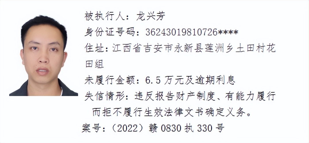 欠了几千元都不还，和他们打交道请小心！吉安这64人被曝光！