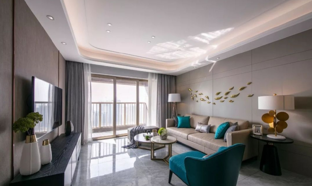 2022年家装客厅最流行地砖效果图,装修全过程解析第一篇家装新模式