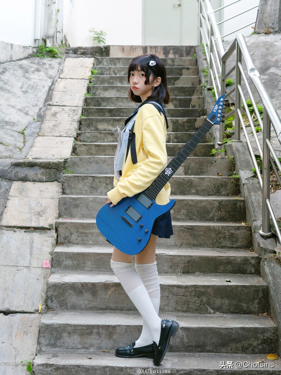 轻音少女电吉他solo教程,轻音少女吉他画法