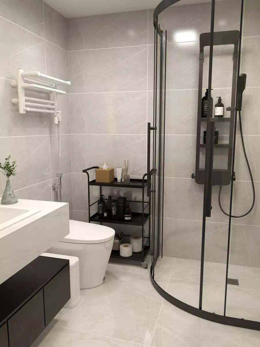 适合小户型的10种卫生间设计风格,卫生间隔成两卫生间设计图